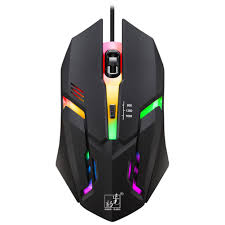 New DPI 800/1200/1600 Gaming Mouse K2 Colorful Adjustable DPI Optical Computer Laptop Cool Glowing Wired USB Game Mouse